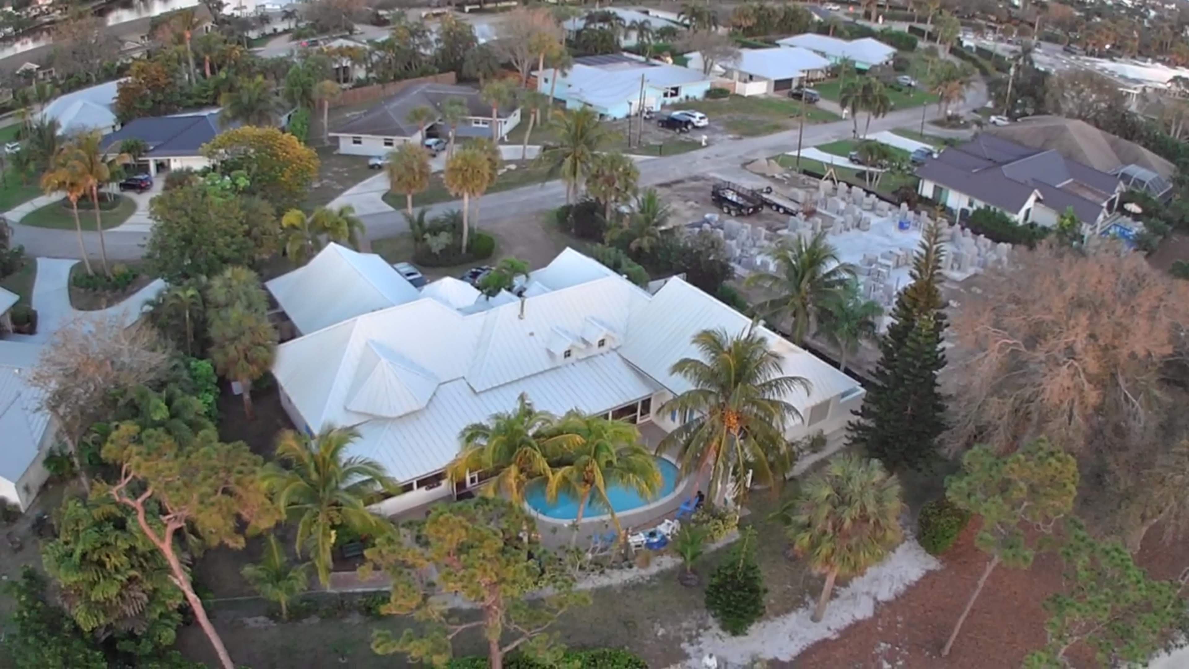 Luxury Home Aerial Shot